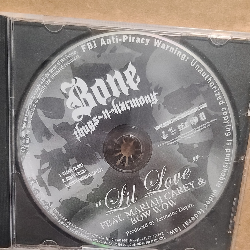 Bone thugs n harmony Mariah Carey, Bow Wow  I have not played this cd. As is